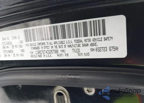 2012 Ram 1500 Slt из США, поврежденный, VIN 1C6RD7GT4CS257389